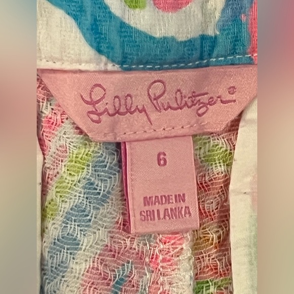 Lilly Pulitzer Adie Shorts Shellebrate Size 6 EUC H7 - Picture 4 of 8
